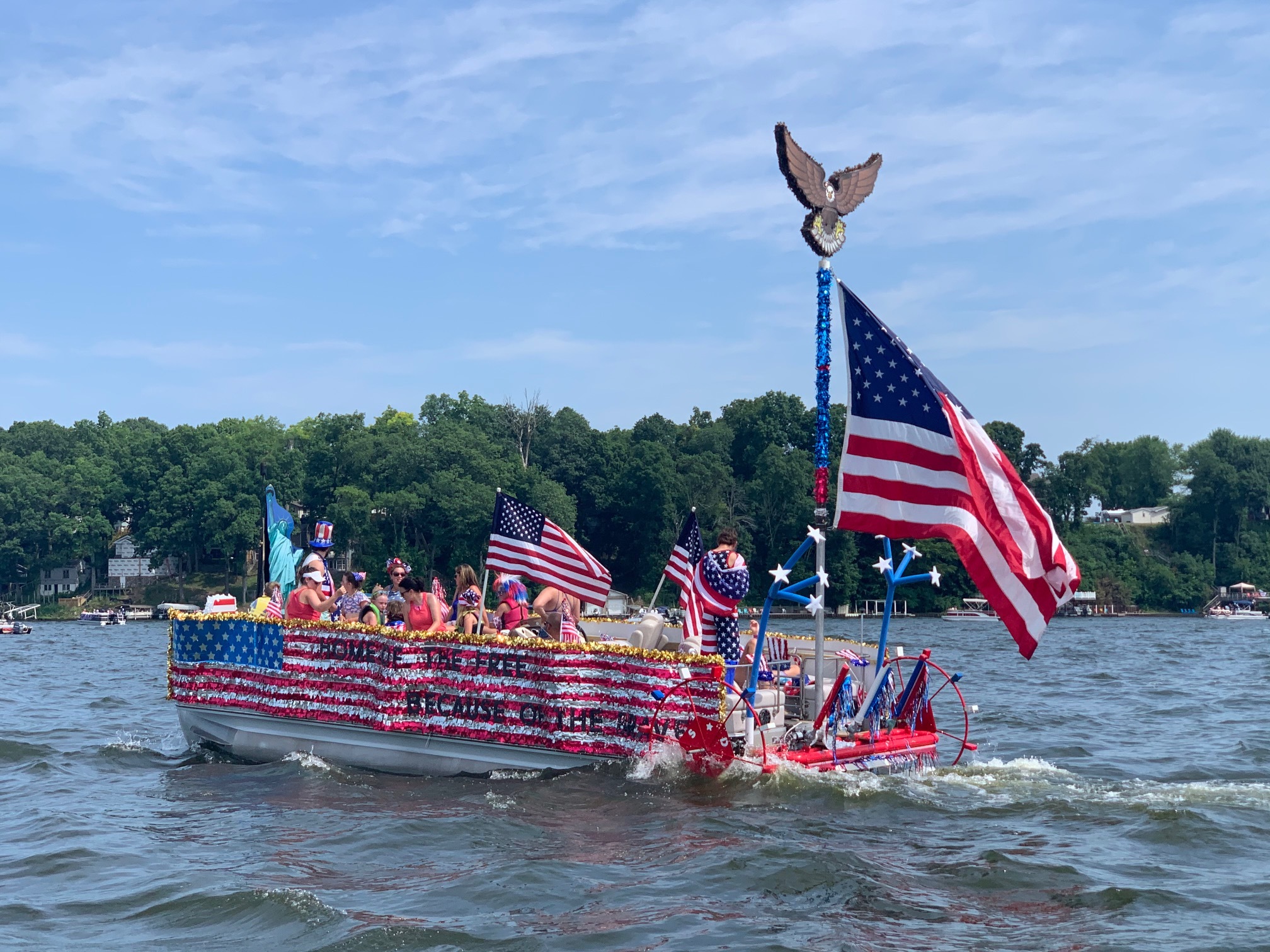 Lake Freeman 4th of July Boat parade